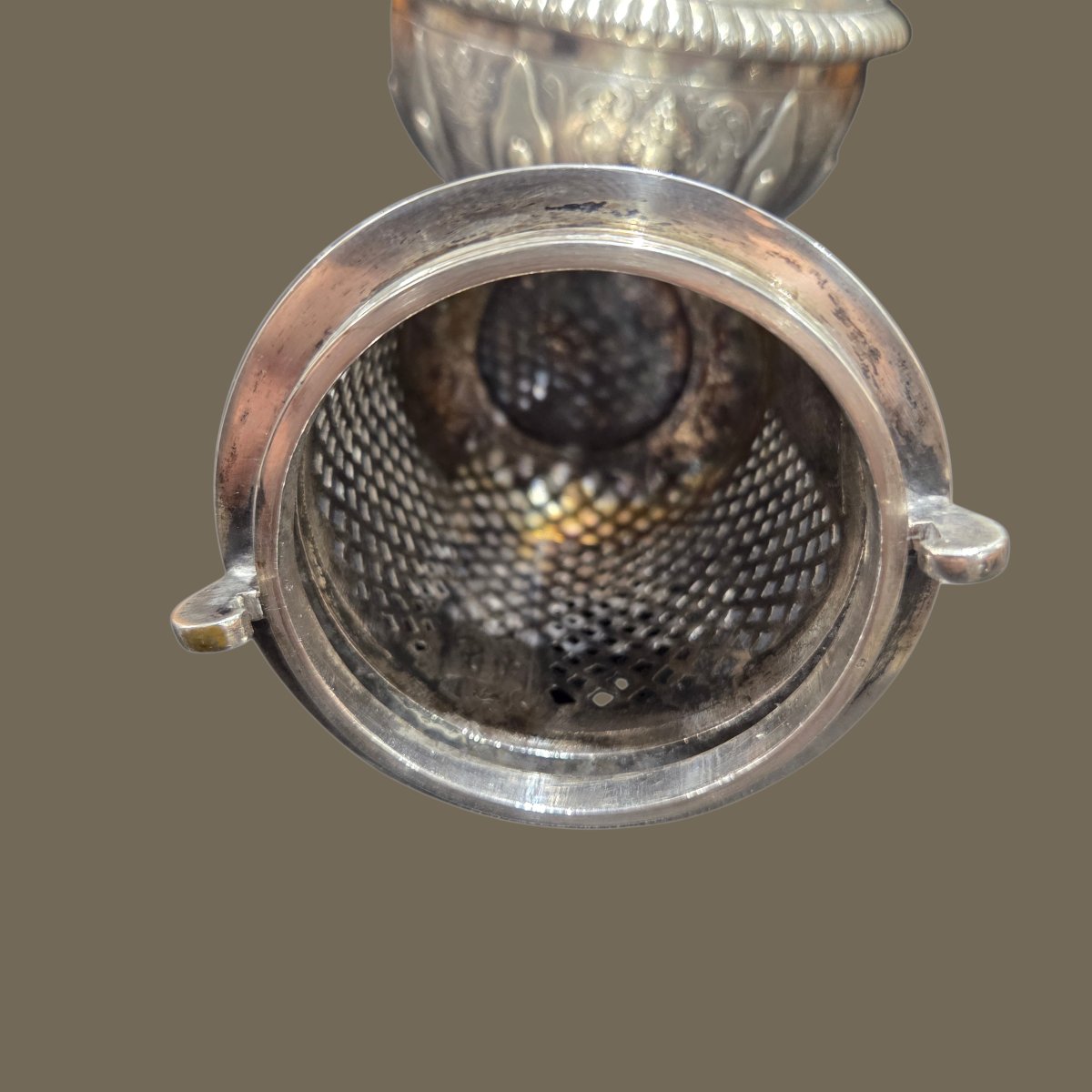Silver Sugar Shaker/shrimp – Late 19th Century – Hallmarked 1893-photo-5