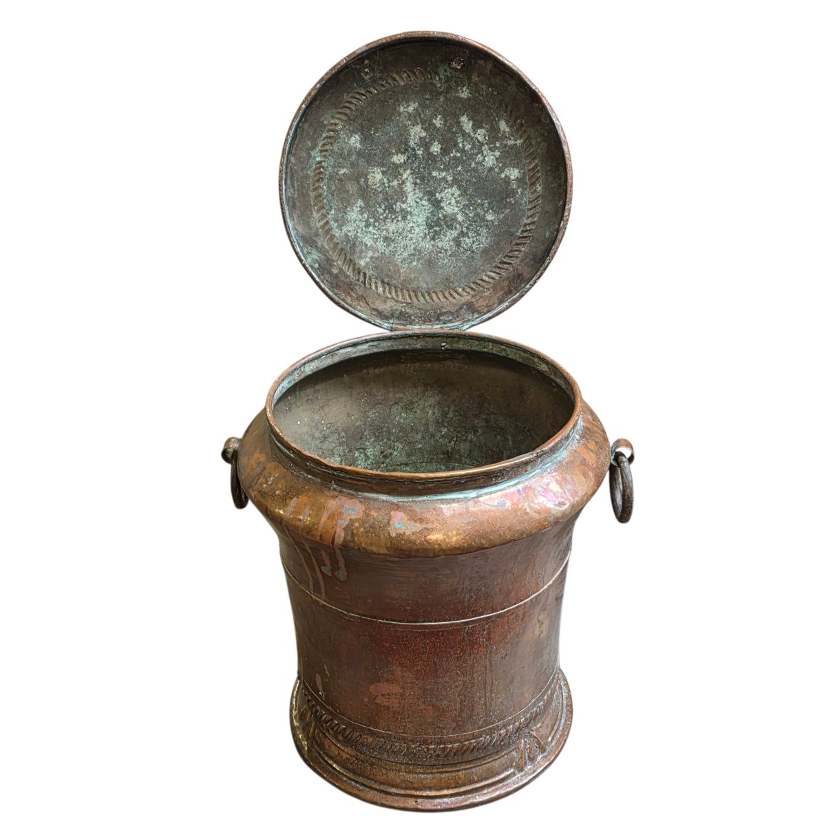 Réserve à eau potable en cuivre étamé – XVIIIᵉ siècle-photo-4