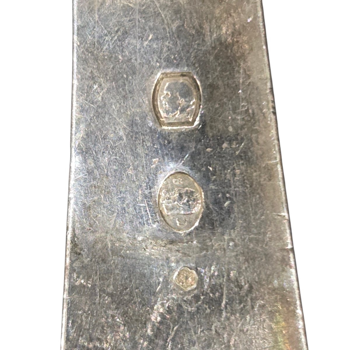 Antique Silver Chatelaine Hook – Early 19th Century-photo-2