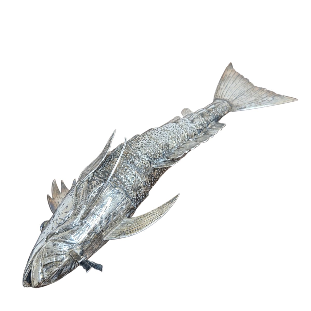 Articulate Silver Fish - Export Object, Twentieth Century-photo-3