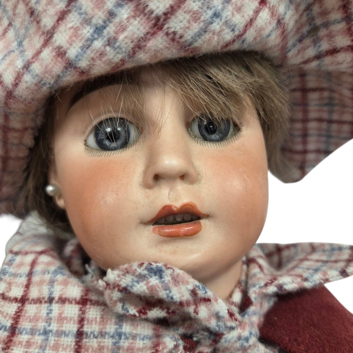 Antique Doll With A Porcelain Head, Late 19th – Early 20th Century.-photo-3