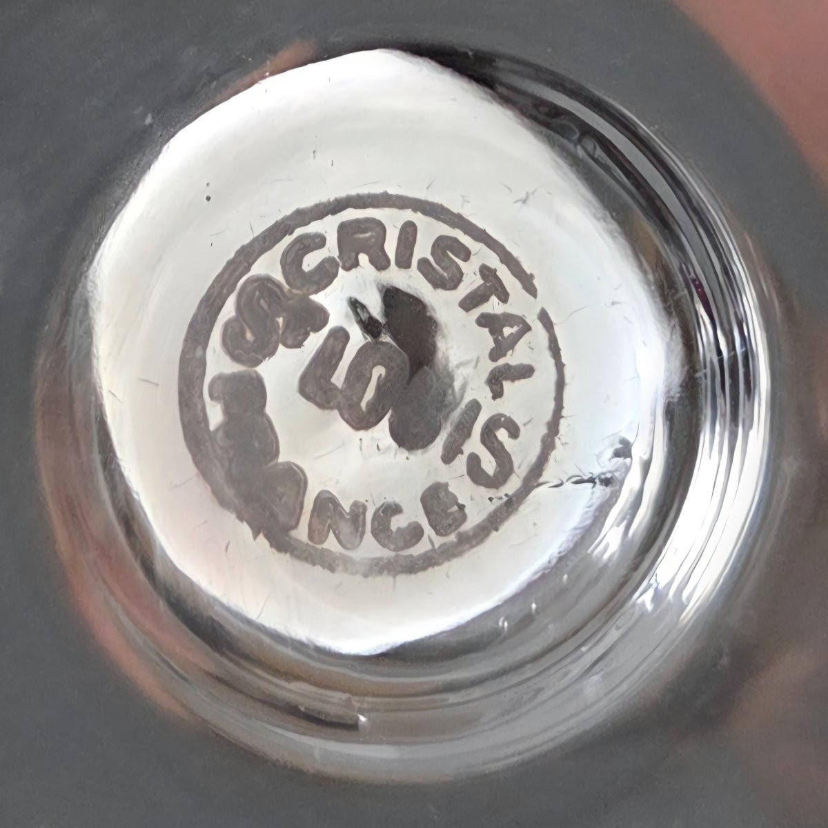 Lot de 5 flûtes à champagne en cristal – Saint-Louis, modèle Chantilly-photo-3