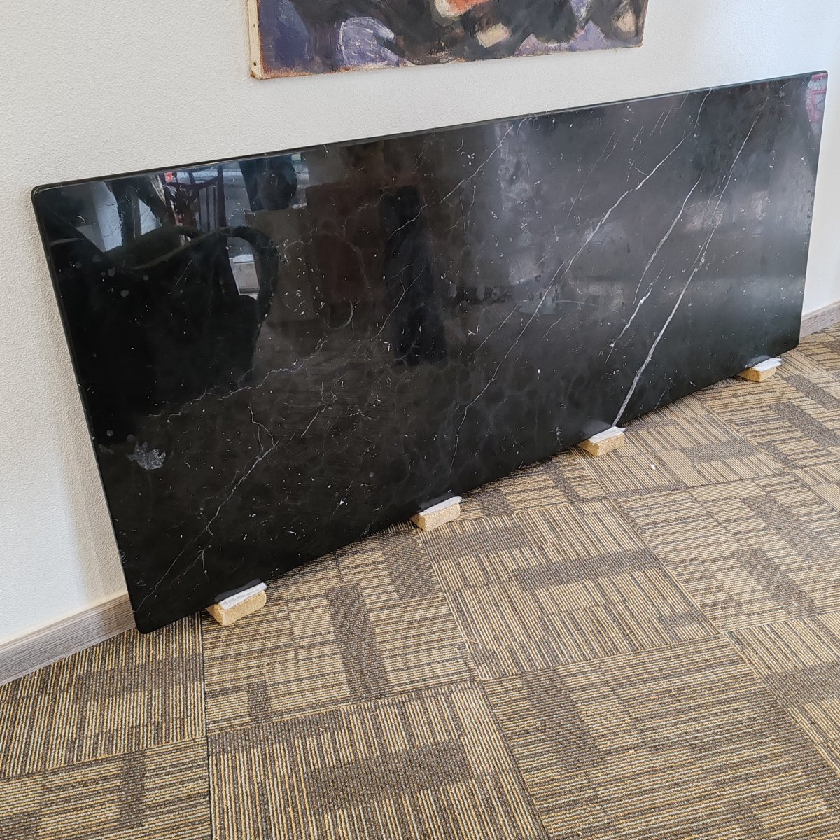 Important Colonnato Table In Black Marble – Mario Bellini-photo-7