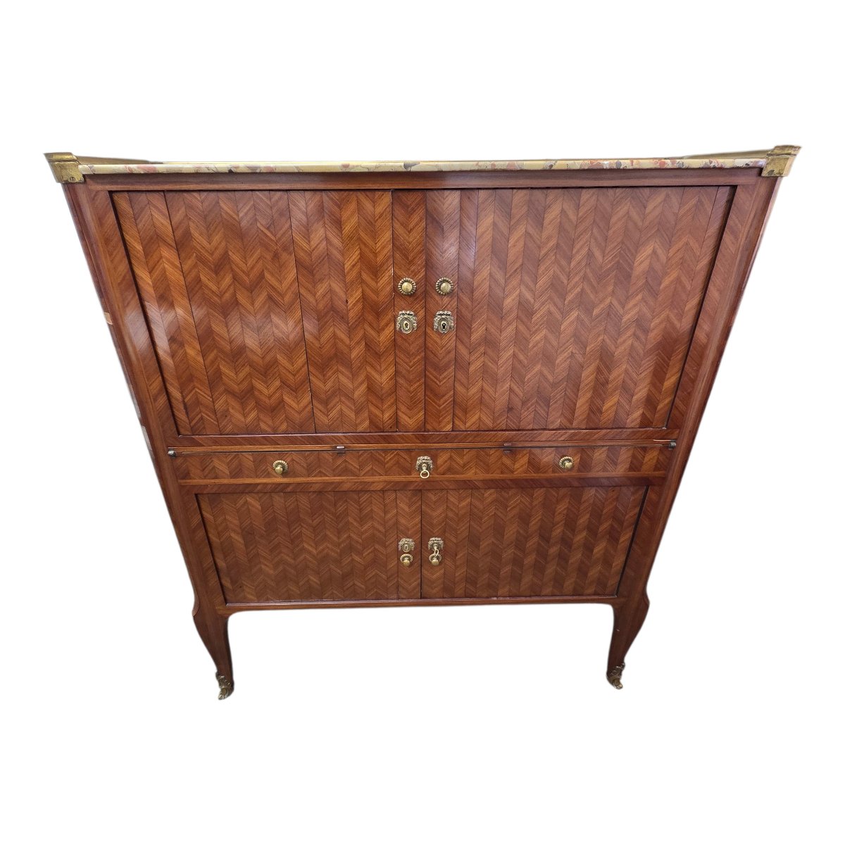 Secrétaire en placage de bois de rose Travail parisien du Faubourg Saint-Antoine -photo-2