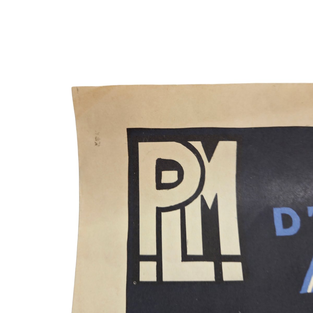 Affiche PLM Fontvieille – Alphonse Daudet – d’après Léo Lelée – tirage ancien – 99 x 61 cm-photo-2