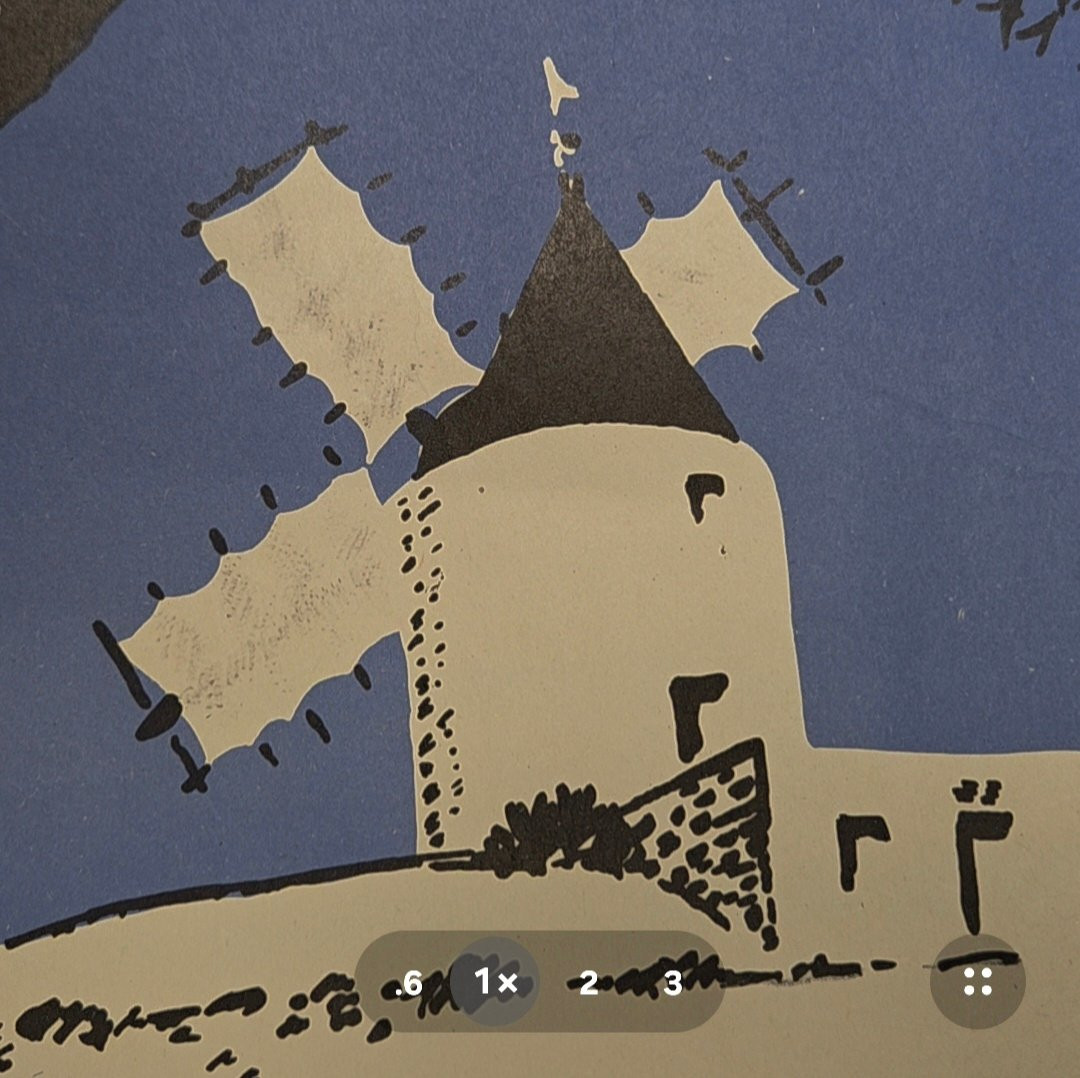 Affiche PLM Fontvieille – Alphonse Daudet – d’après Léo Lelée – tirage ancien – 99 x 61 cm-photo-1