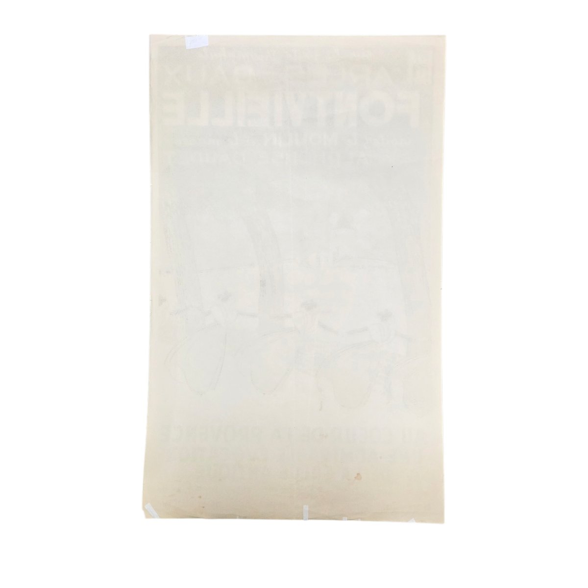 Affiche PLM Fontvieille – Alphonse Daudet – d’après Léo Lelée – tirage ancien – 99 x 61 cm-photo-2