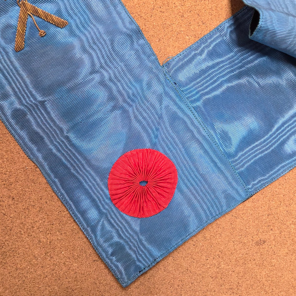 Antique Masonic Set, Embroidered Sash And Godf Documents, Floréal étampes-photo-4