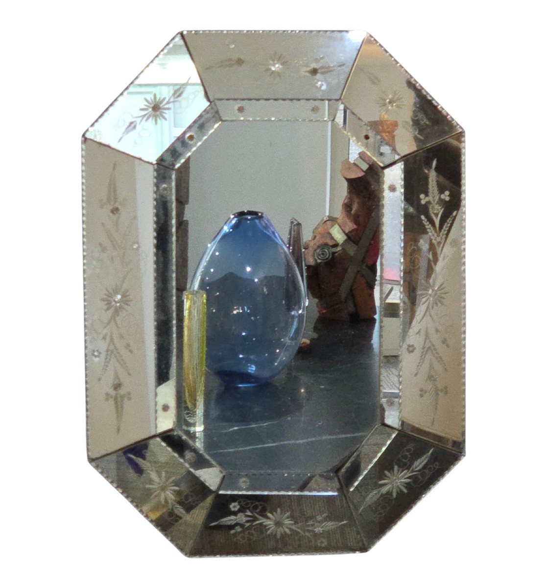Octagonal Venetian Mirror, Italy, Circa 1950