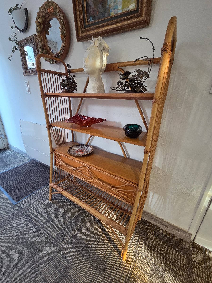 Rattan Shelf – 1960s-photo-3