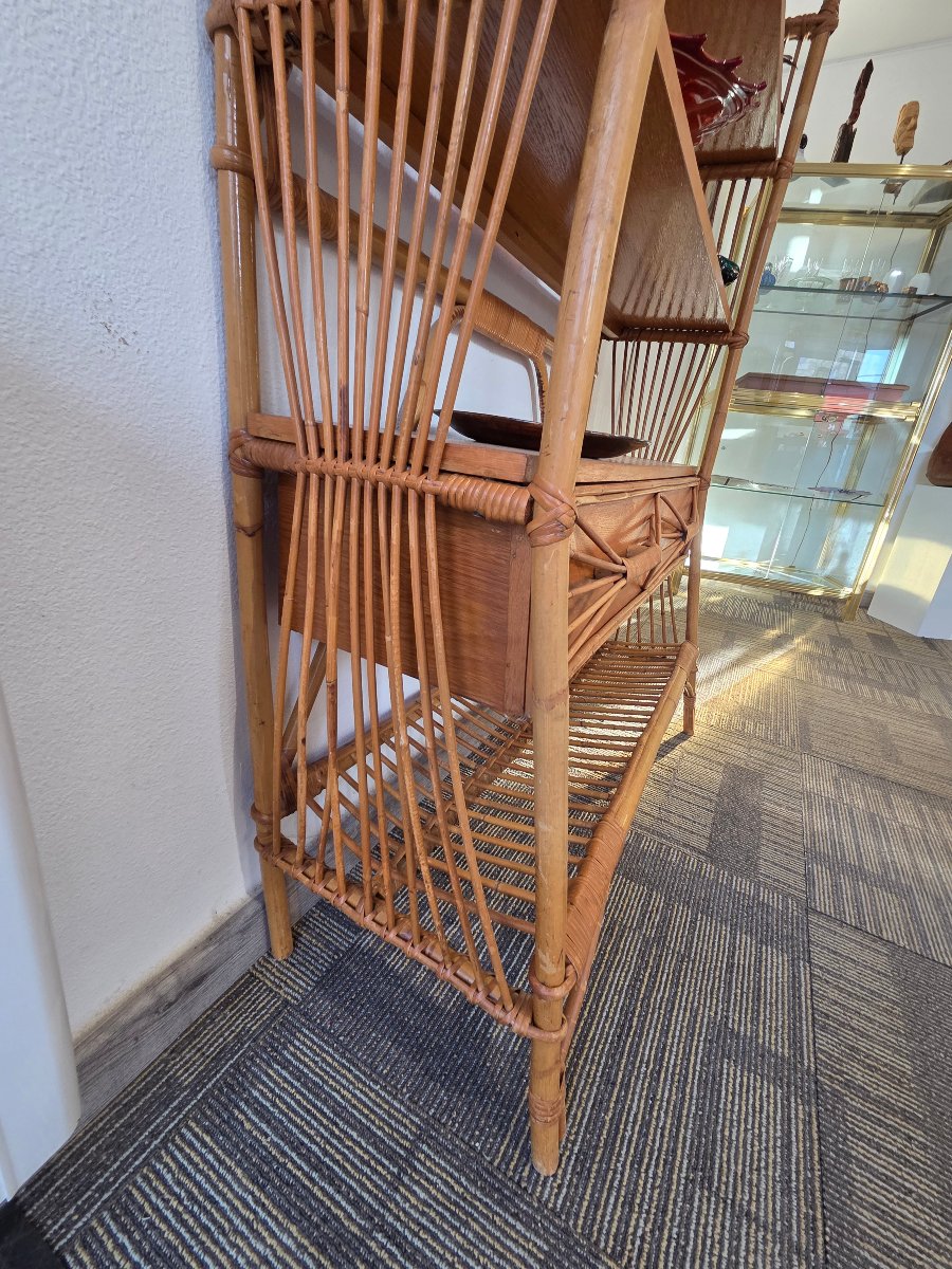 Rattan Shelf – 1960s-photo-2