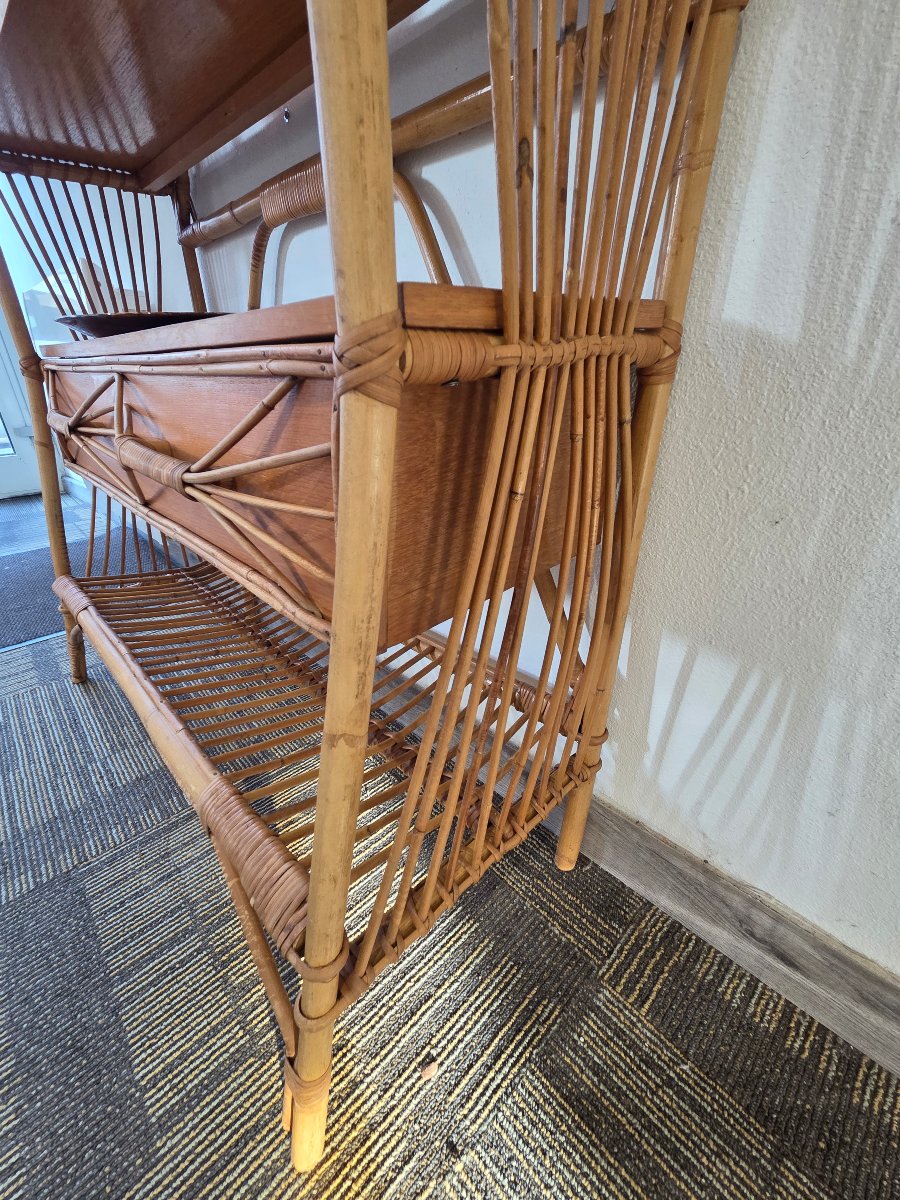 Rattan Shelf – 1960s-photo-3