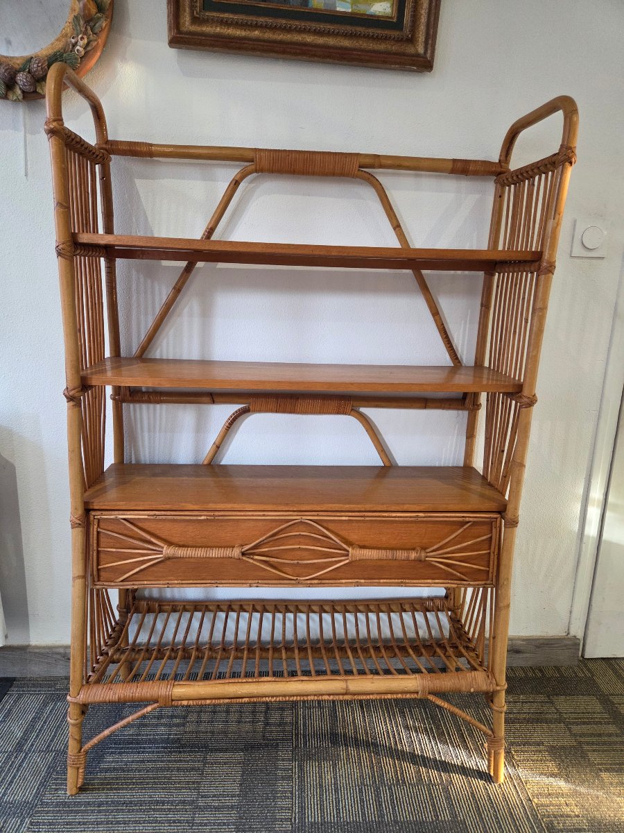 Rattan Shelf – 1960s-photo-5