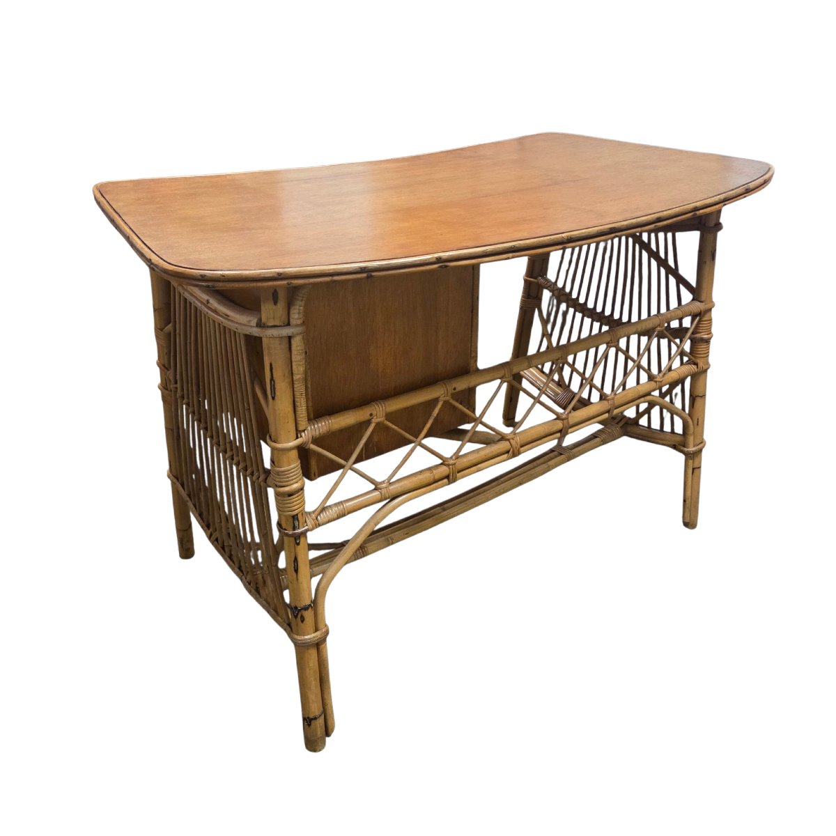 Rattan Desk  – Circa 1960–1970-photo-2