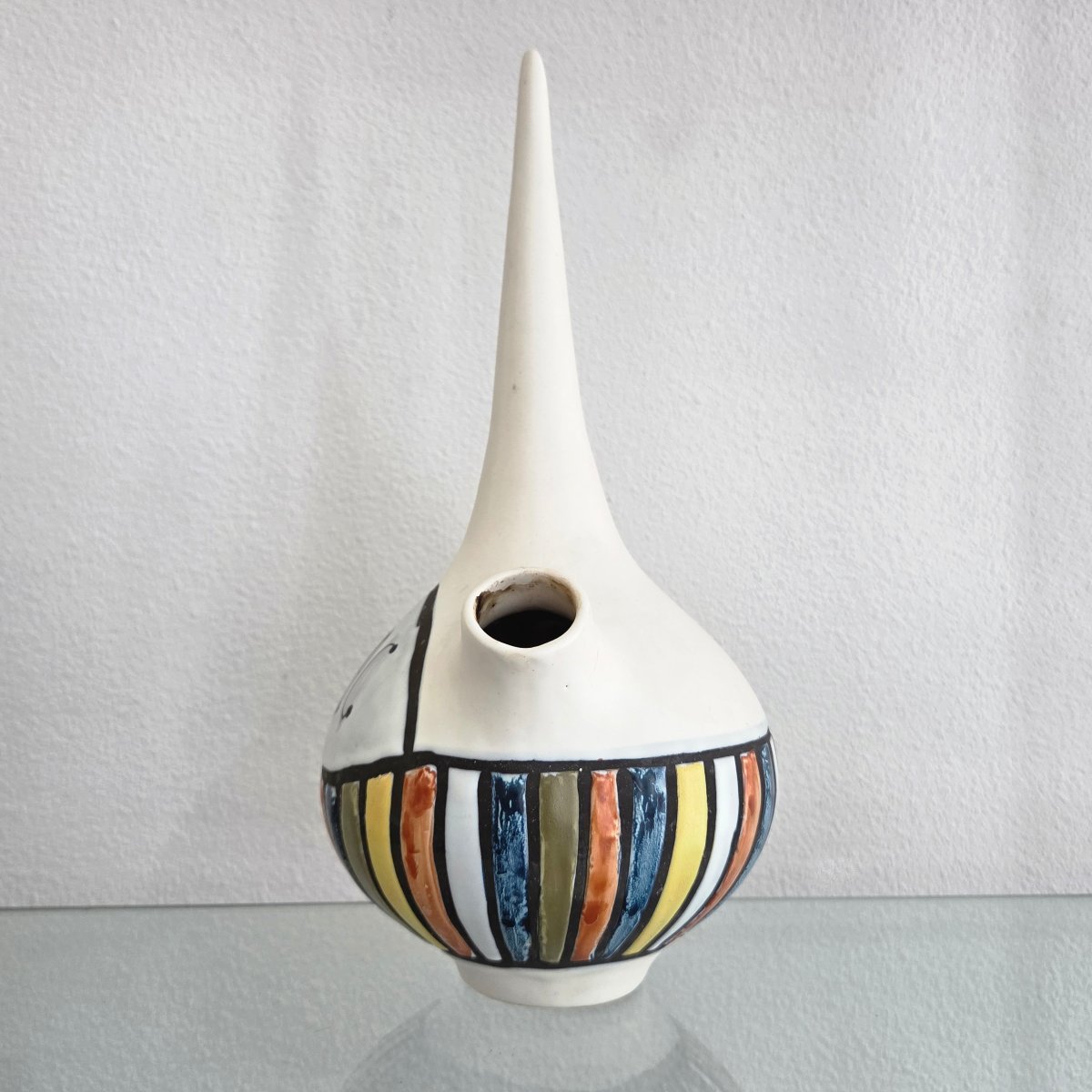 Roger Capron – Ceramic Cognac Bottle, Vallauris-photo-3