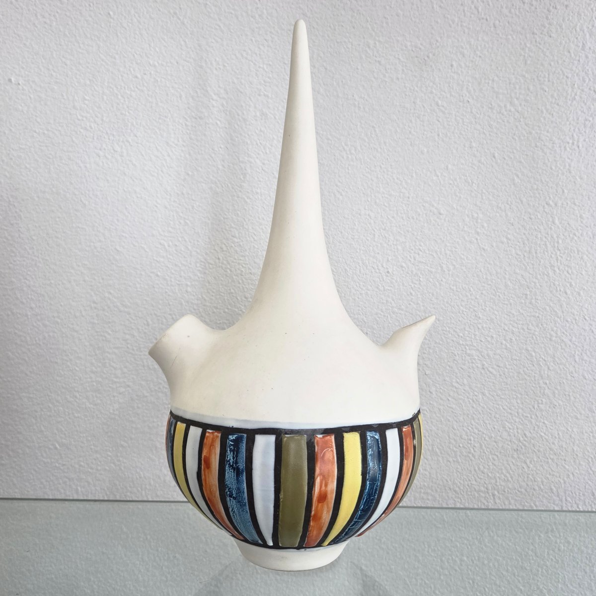 Roger Capron – Ceramic Cognac Bottle, Vallauris-photo-4