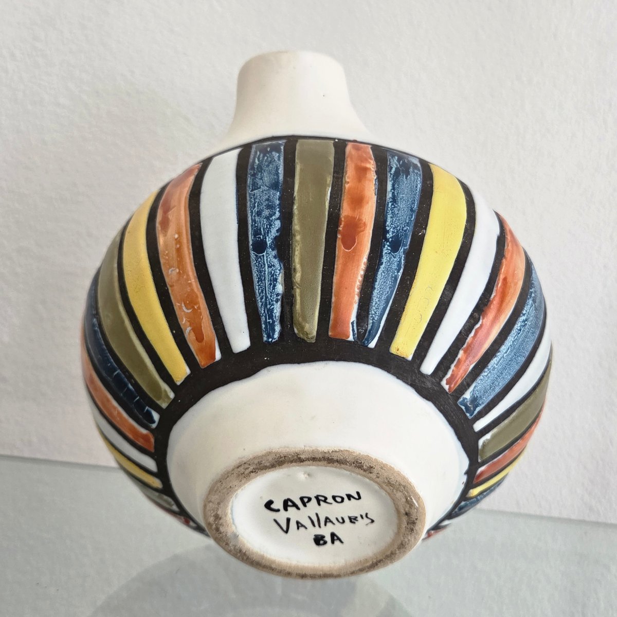 Roger Capron – Ceramic Cognac Bottle, Vallauris-photo-1