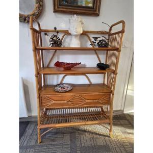 Rattan Shelf – 1960s