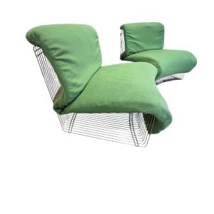 Paire de fauteuils Pantonova – Verner Panton – Fritz Hansen – Années 1970