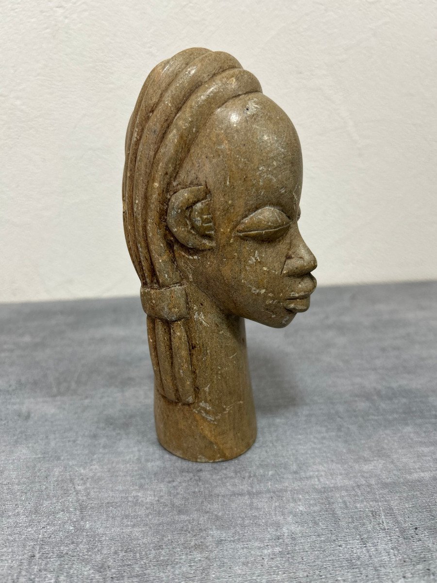 African Stone Statuette-photo-1