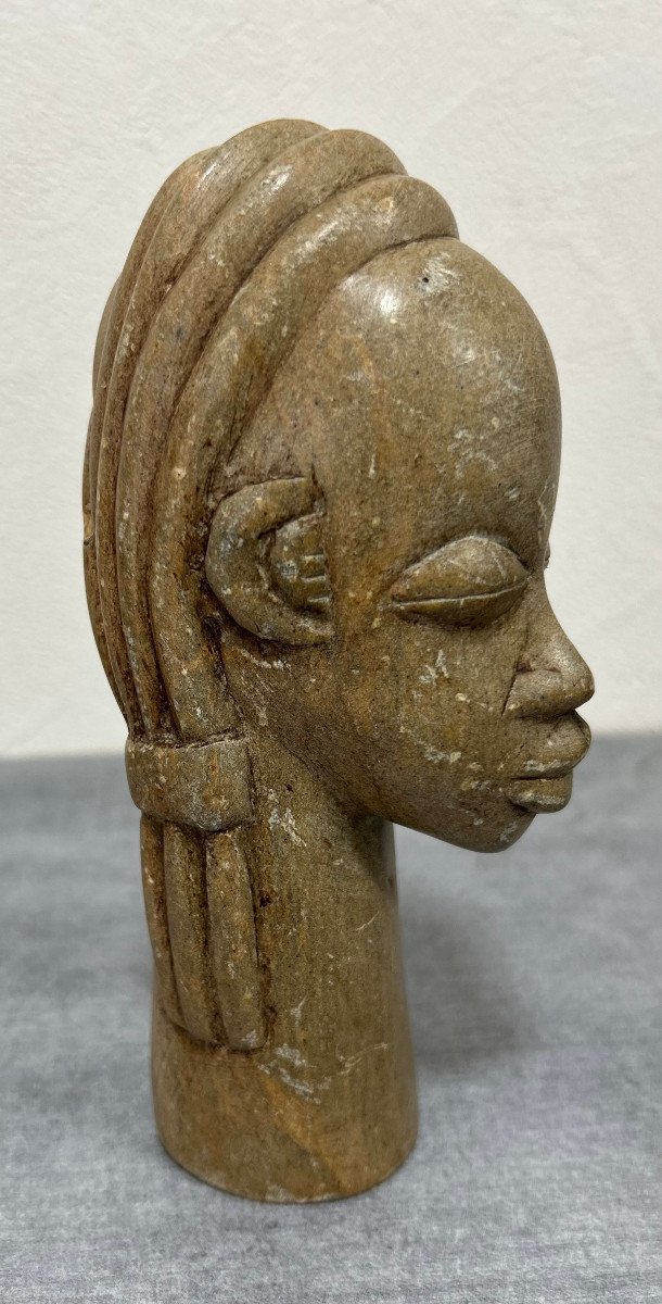 African Stone Statuette-photo-2