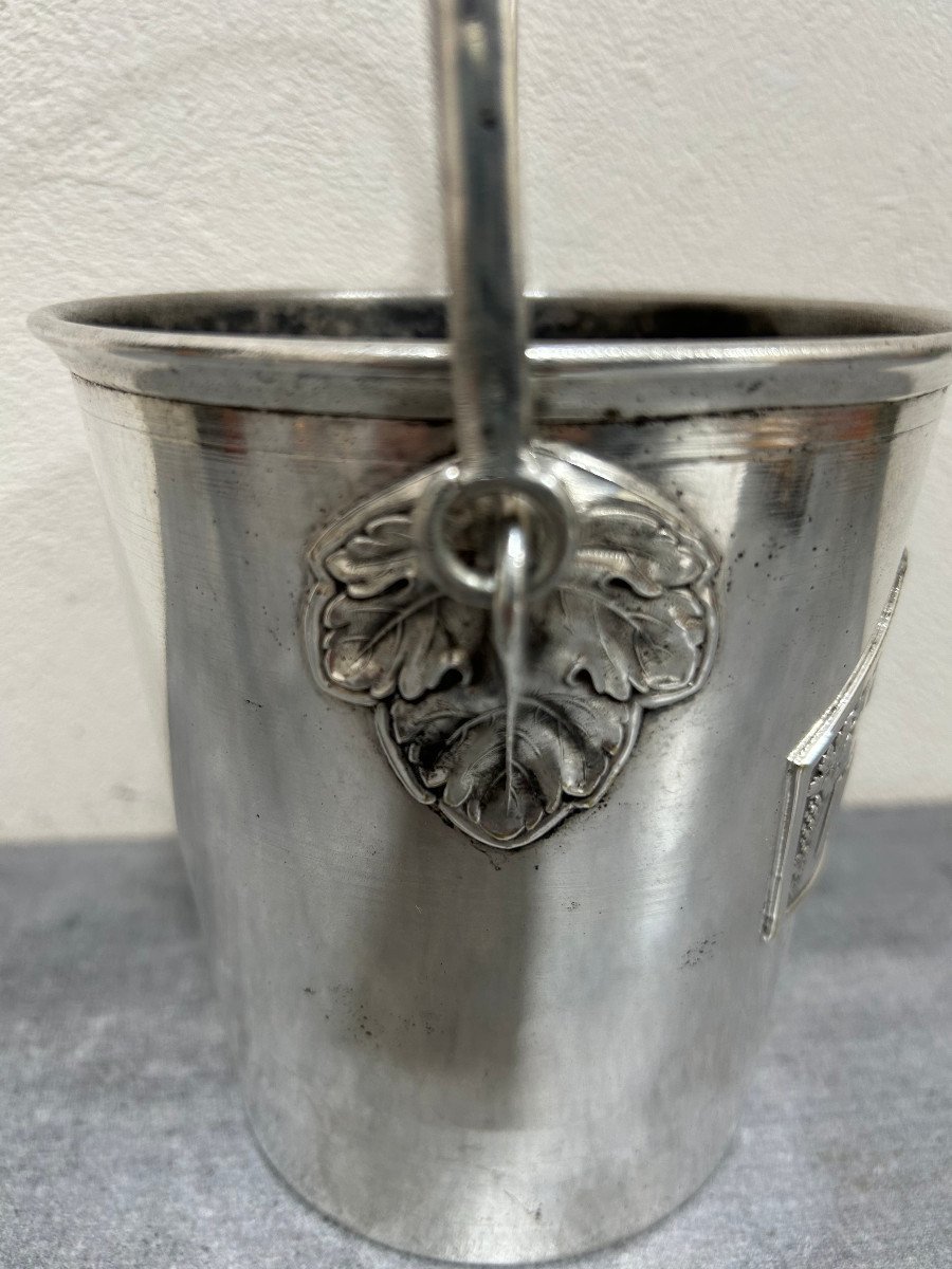 Moët Et Chandon Champagne Ice Bucket In Silver Metal-photo-2