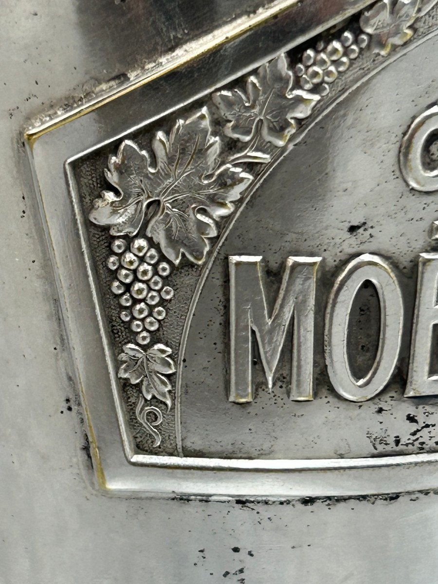 Moët Et Chandon Champagne Ice Bucket In Silver Metal-photo-1