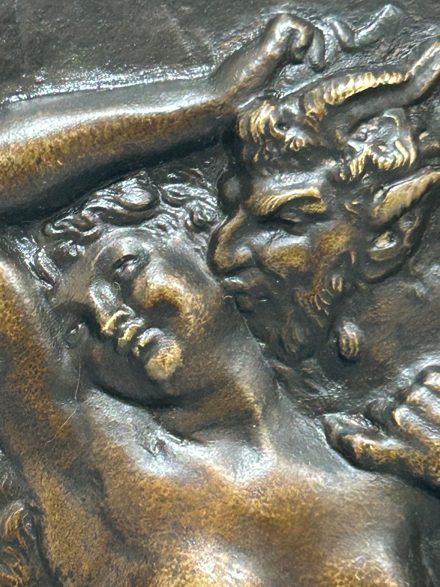 Médaillon En Bronze De Claude Michel Clodion-photo-4