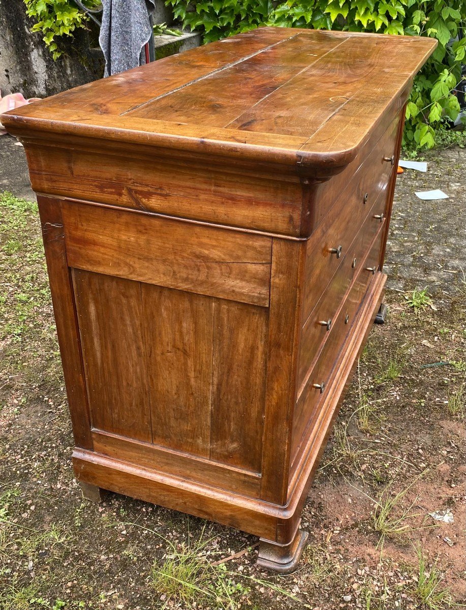 Louis-philippe Chest Commode In Cherry Wood 19th Century-photo-3