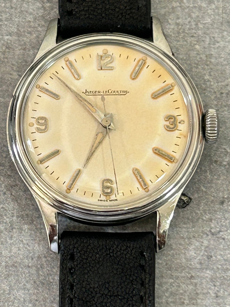 Montre Jaeger Lecoultre en acier-photo-3