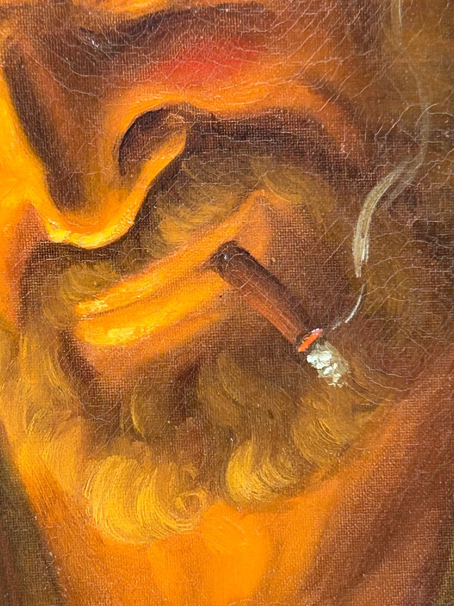 Oil On Canvas, 20th Century-photo-2