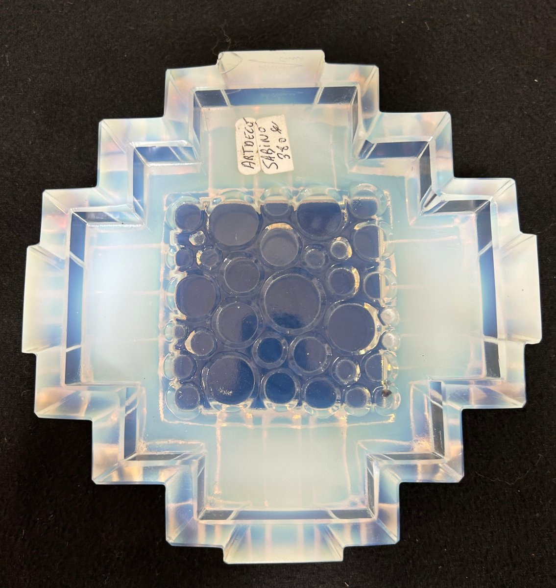 Sabino Paris Ashtray, 1930s, Art Deco, "pastilles" Model, Reference 9074-photo-2