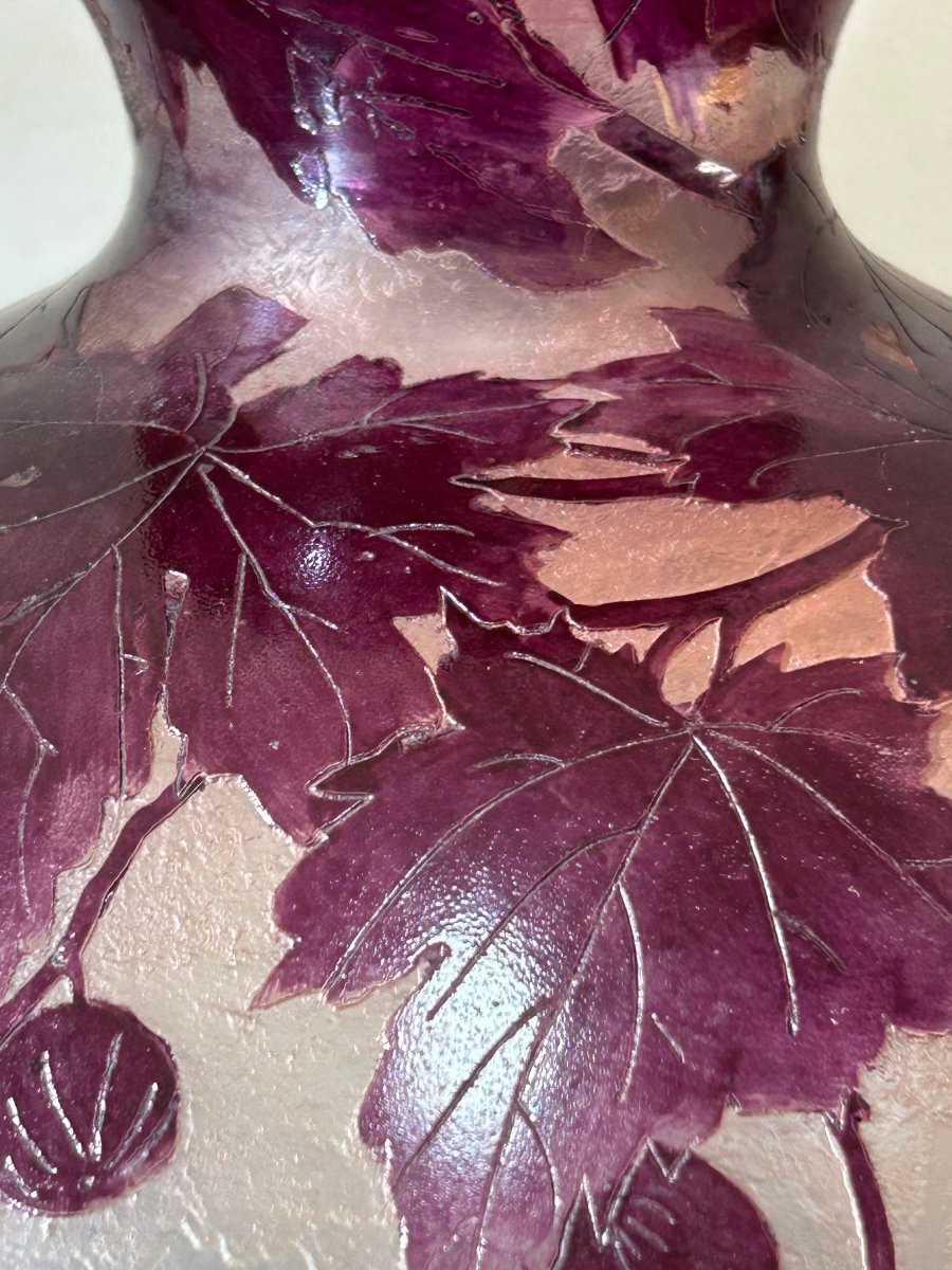 Vase boule de François-Théodore Legras (1839-1916)-photo-2