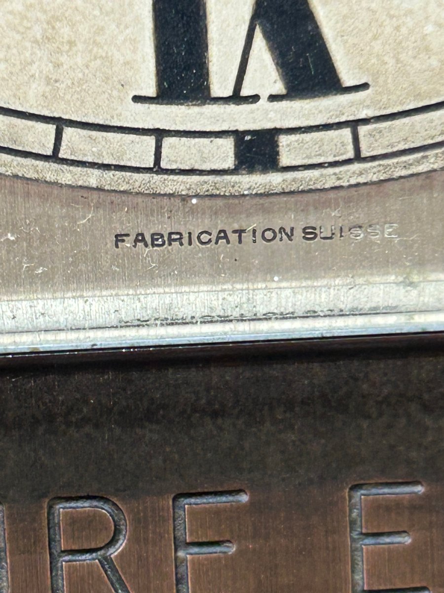 Art Deco Omega Bronze Table Clock, 1930s (omega "exact Time") -photo-4