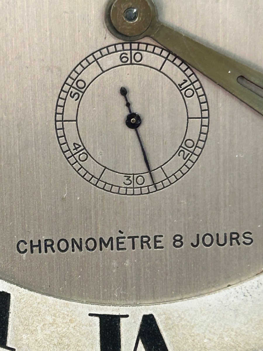 Art Deco Omega Bronze Table Clock, 1930s (omega "exact Time") -photo-5