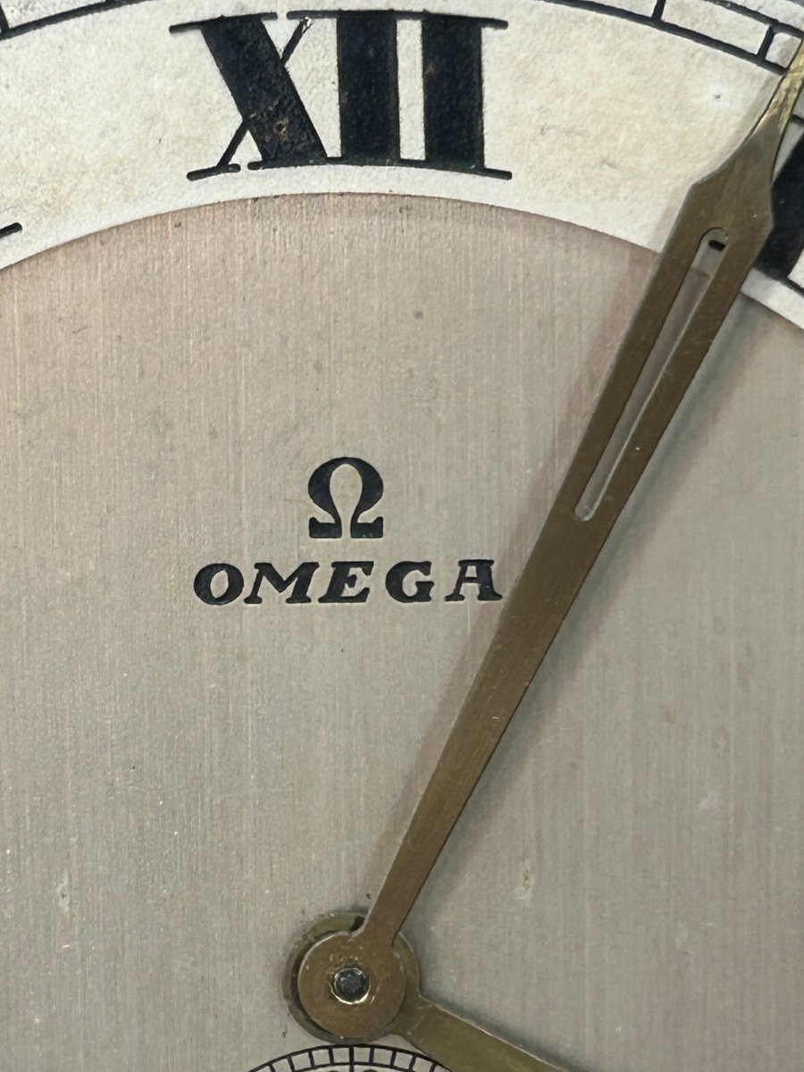 Art Deco Omega Bronze Table Clock, 1930s (omega "exact Time") -photo-6