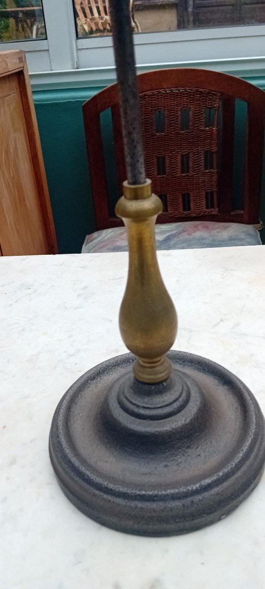 Bronze Desk Lamp "muller Brothers"-photo-6