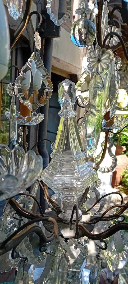 Baccarat Crystal Cage Chandelier -photo-1