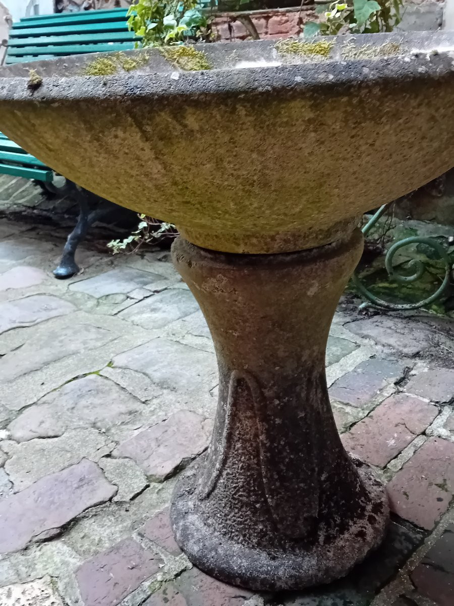 Vasque de jardin, jardinière, sur pied-photo-1