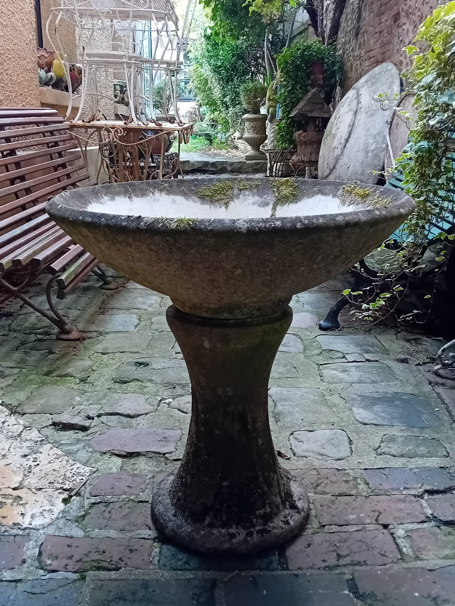 Vasque de jardin, jardinière, sur pied-photo-3