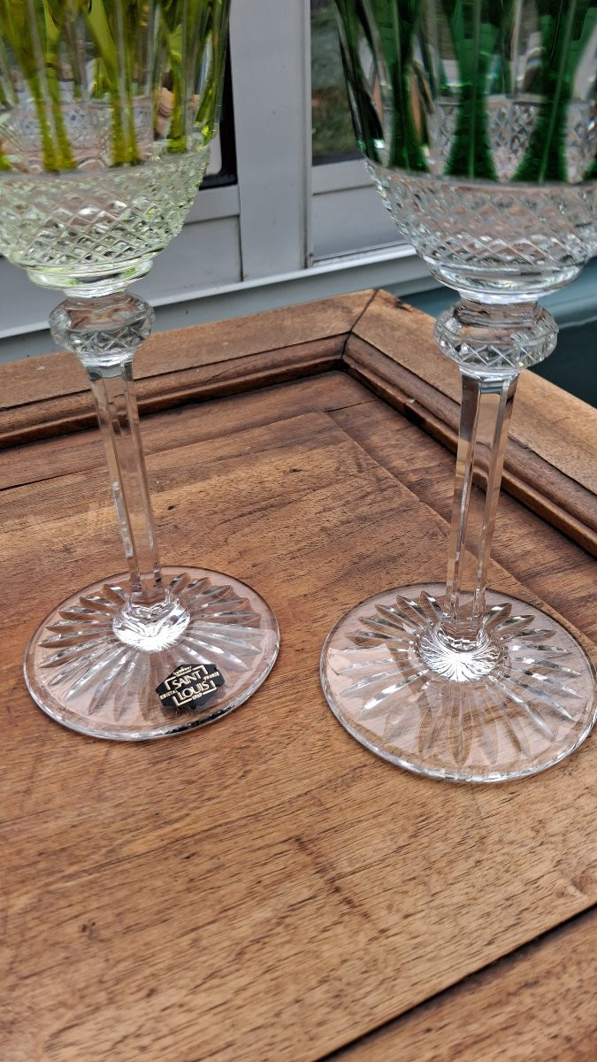 Verre à vin, cristal Saint Louis modèle Tommy -photo-1