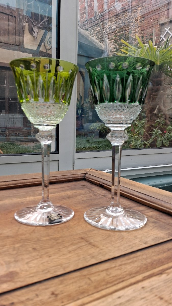 Verre à vin, cristal Saint Louis modèle Tommy -photo-2