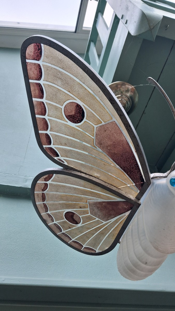 Lustre papillon des années 40-50 -photo-2