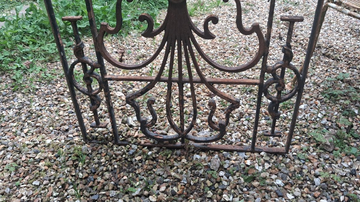 Grille de porte en fer forgé -photo-4