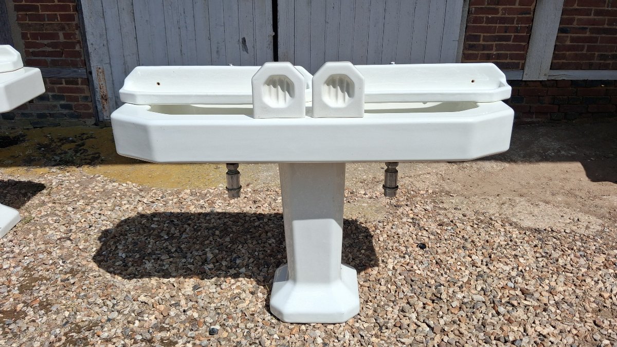 Double Washbasin With Console Year 30-photo-2
