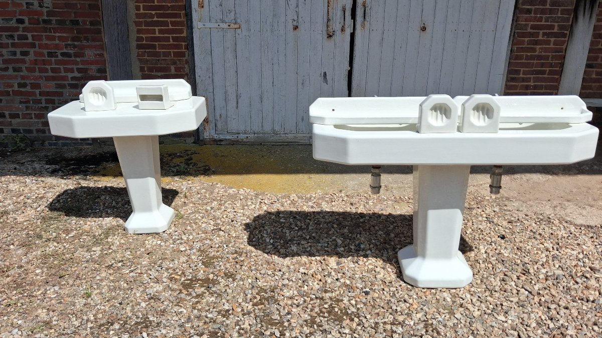 Double Washbasin With Console Year 30