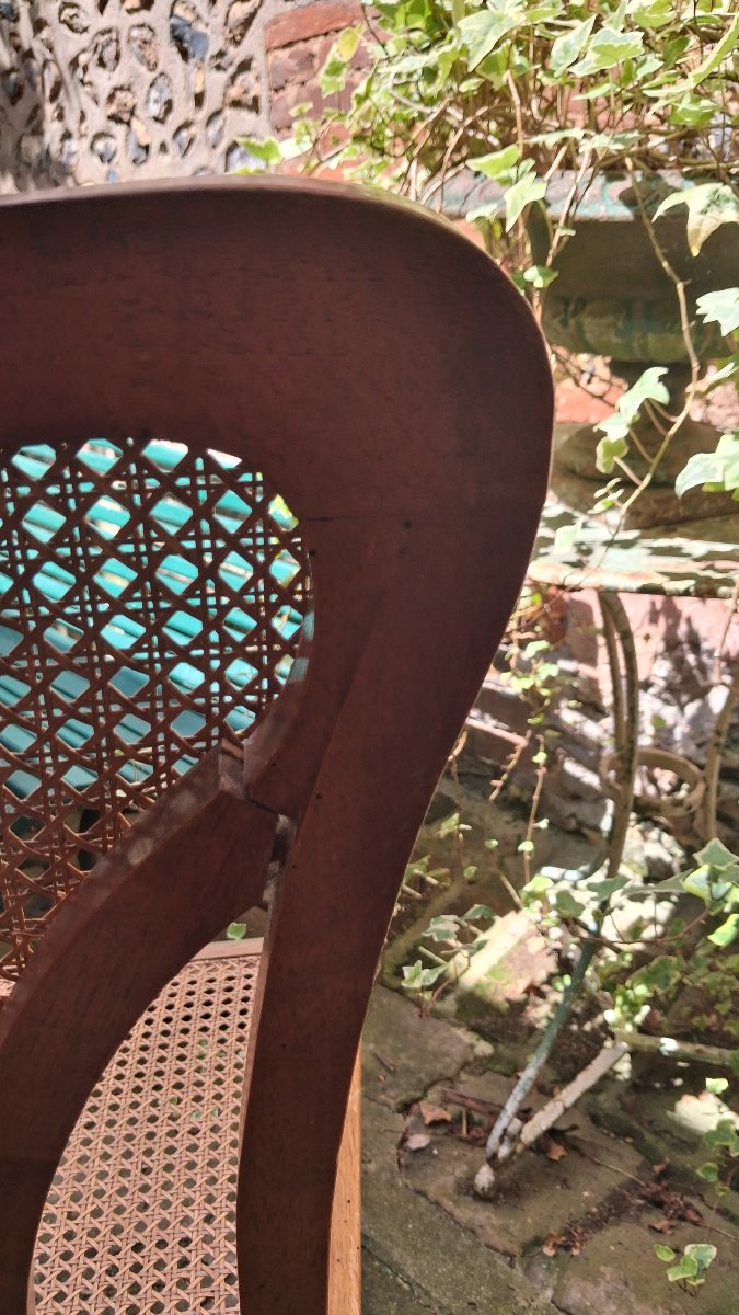 4 Art Nouveau Chairs-photo-6