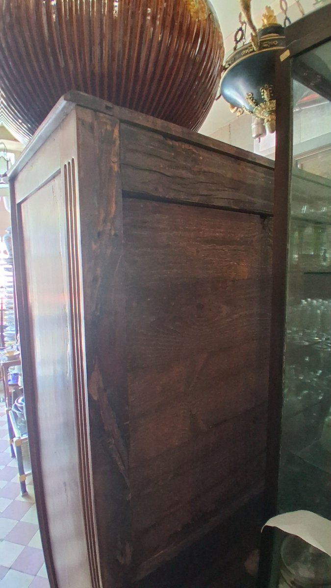 Secrétaire louis XVI en bois fruitier 18ème -photo-6