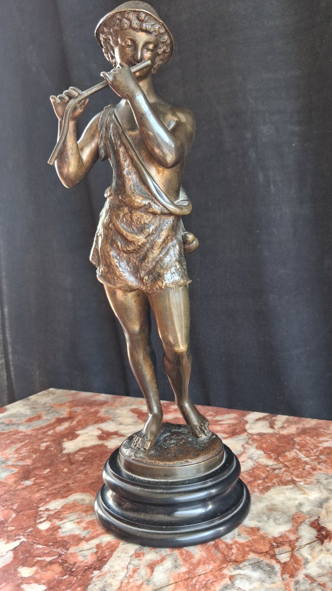 Bronze jeune berger signé richard 19ème 