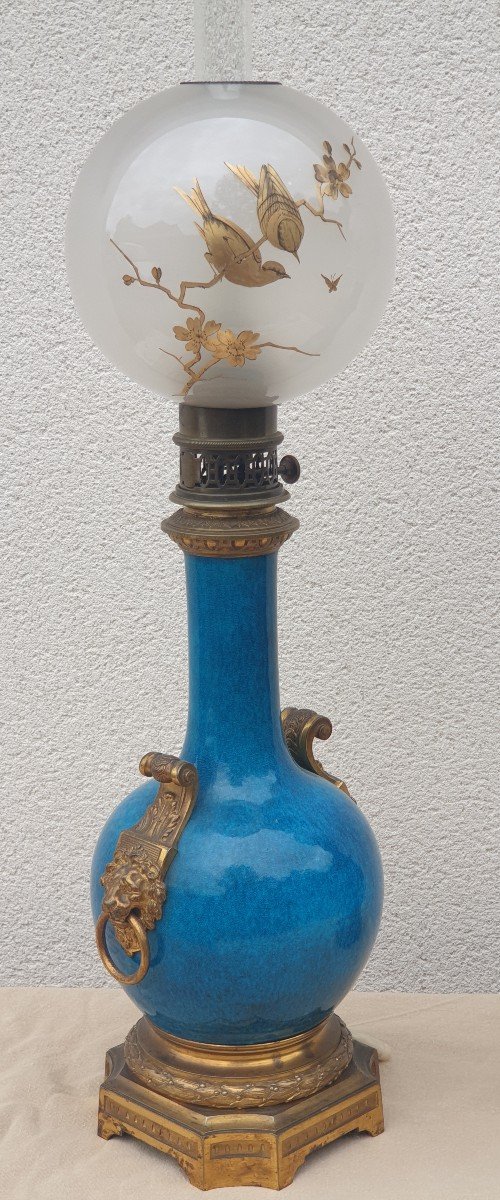 Paire De Lampes Bleu Turquoise Th Deck Maison Gagneau -photo-2